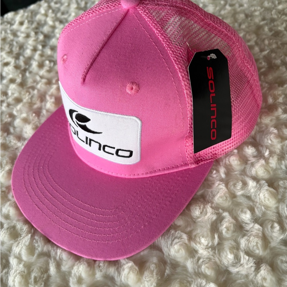 Pink Mesh Trucker Hat
